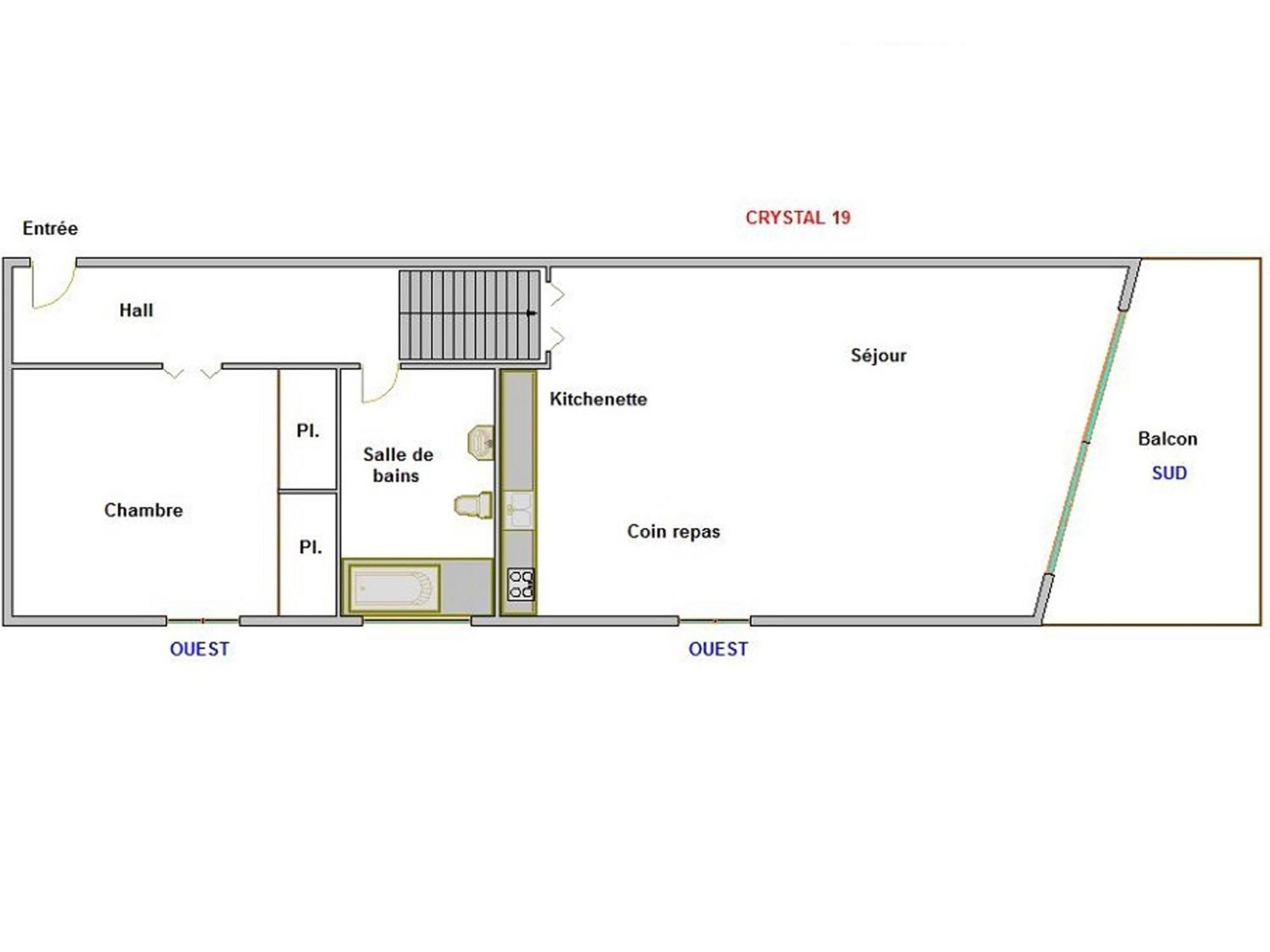 2 Pieces 4 Pers, Proximite Commerces, Garage Et Ascenseur - Fr-1-304-12